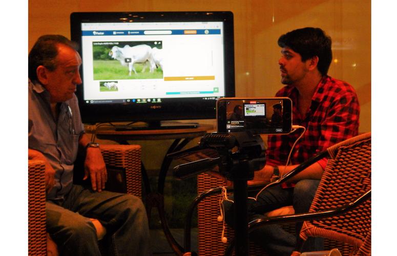 Presidente da ACBB comenta ao vivo os lotes do Leilão Elos do Brahman