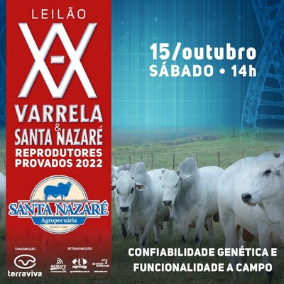 LEILÃO X-X VARRELA & SANTA NAZARÉ