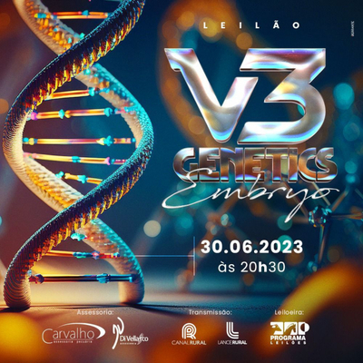 LEILÃO V3 GENETICS EMBRYO - 30/06/2023