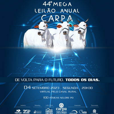 44° MEGA LEILÃO ANUAL CARPA - ETAPA FÊMEAS