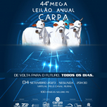 Banner - 44° MEGA LEILÃO ANUAL CARPA - ETAPA FÊMEAS