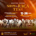 Banner - 2° SHOPPING SHOW DE RAÇA - FAZENDA TERRAS DA ÁRTICO