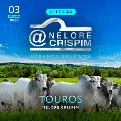2º LEILÃO HERANÇA GENÉTICA - NELORE CRISPIM