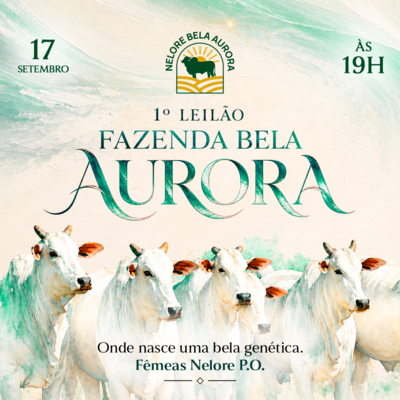 1º LEILÃO FAZENDA BELA AURORA